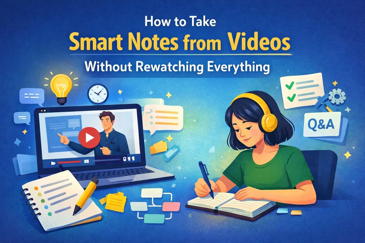 Why Video Note-Taking Is Different